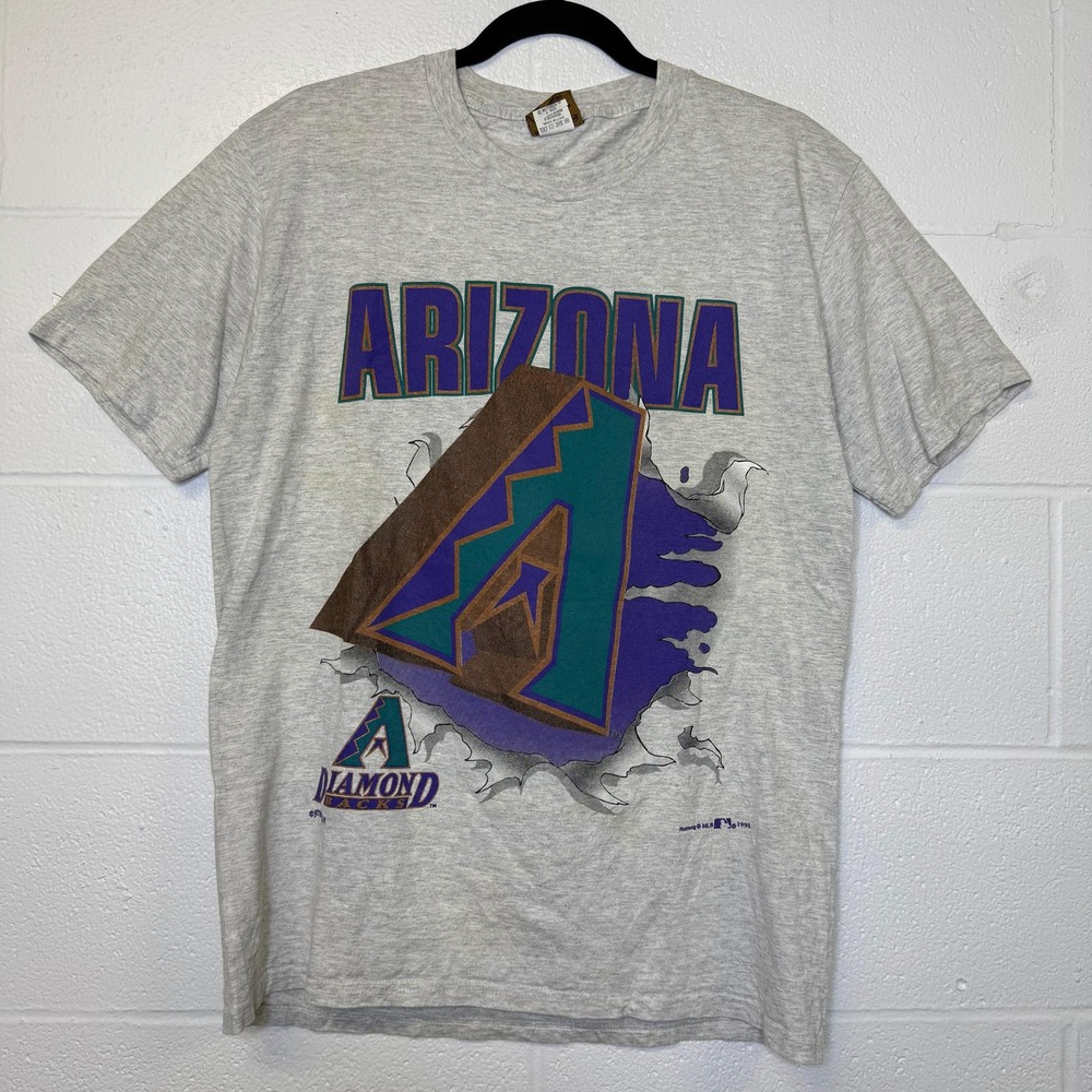 Vintage Arizona Diamondbacks Breakthrough Nutmeg RARE T-Shirt 90s Medium MLB